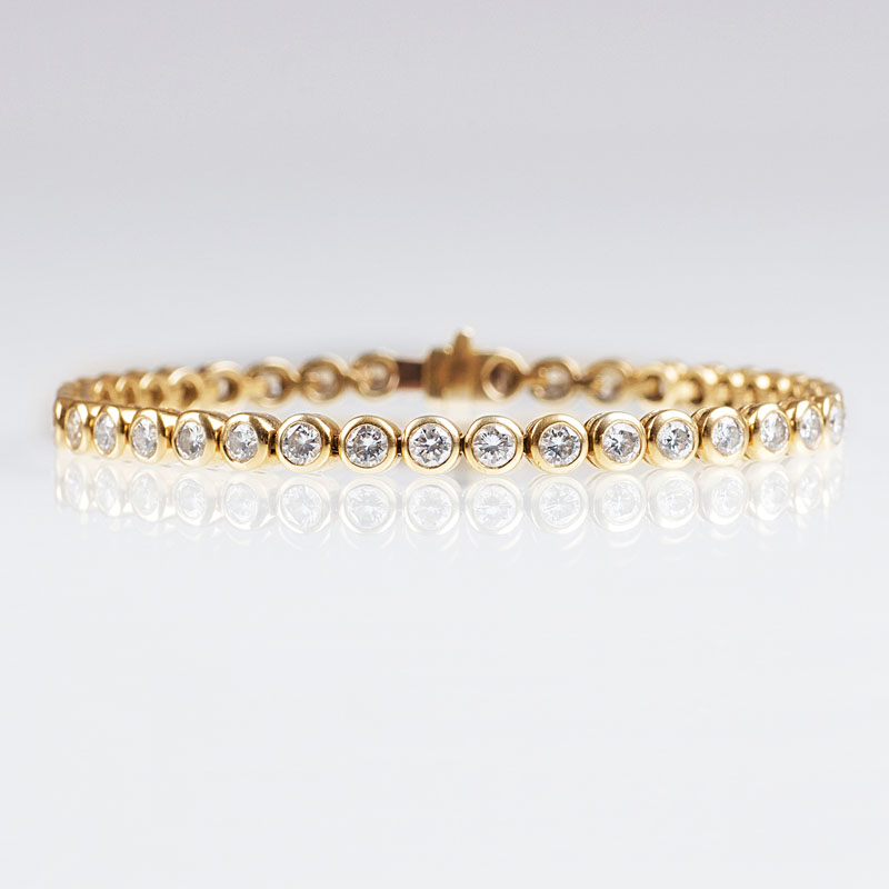 A diamond bracelet