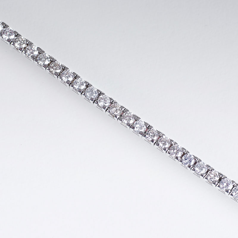 A diamond bracelet