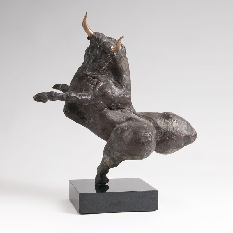Bronze-Skulptur 'Tanzender Stier' - Bild 2