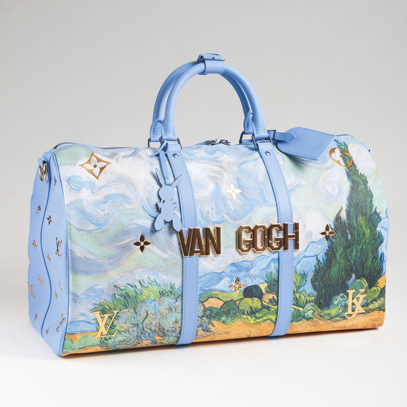 A luxurious Masters LV x Koons Keepall 50 'Van Gogh'