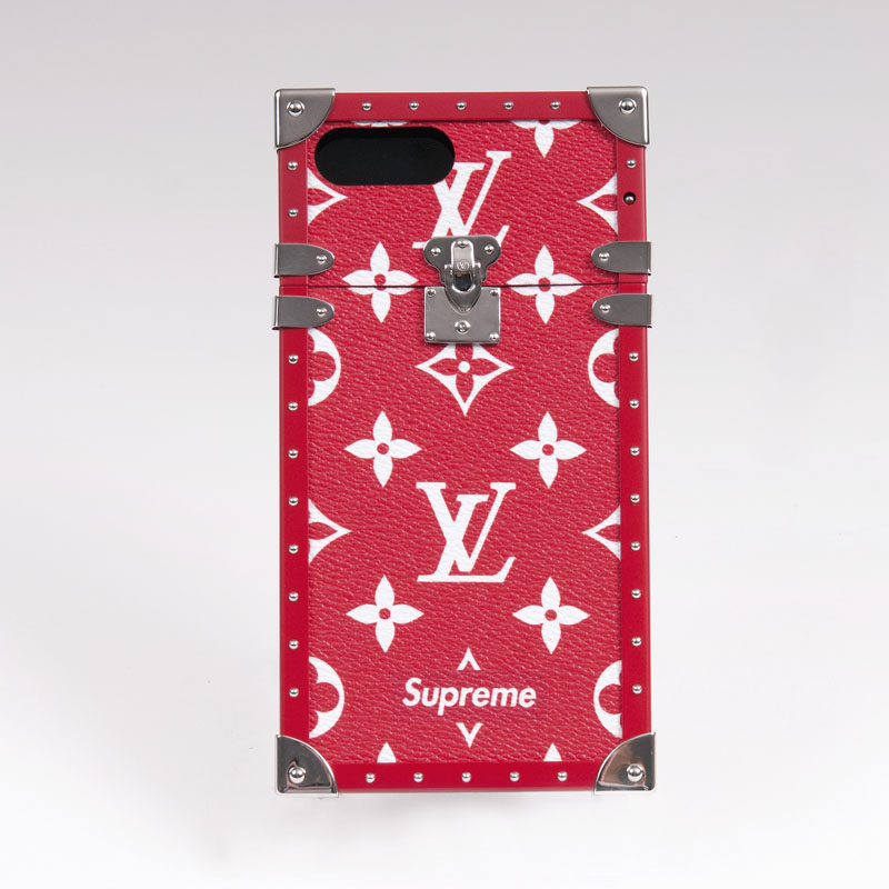 A LV x Supreme Eye-Trunk for the iPhone 7 and iPhone7+