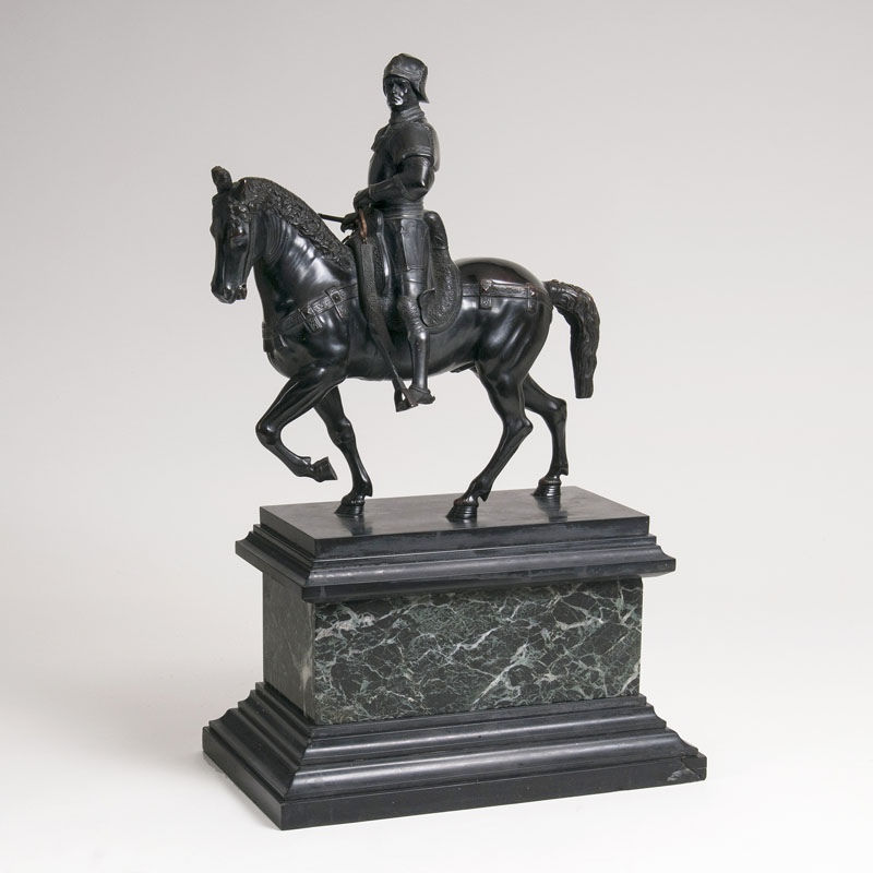 A Bronze Sculpture 'Barolomeo Colleoni' after Andrea Verrocchio