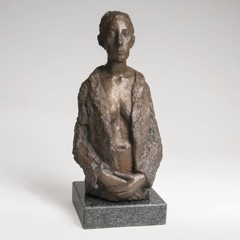 A Bronze Sculpture 'Bildnis Gitta'
