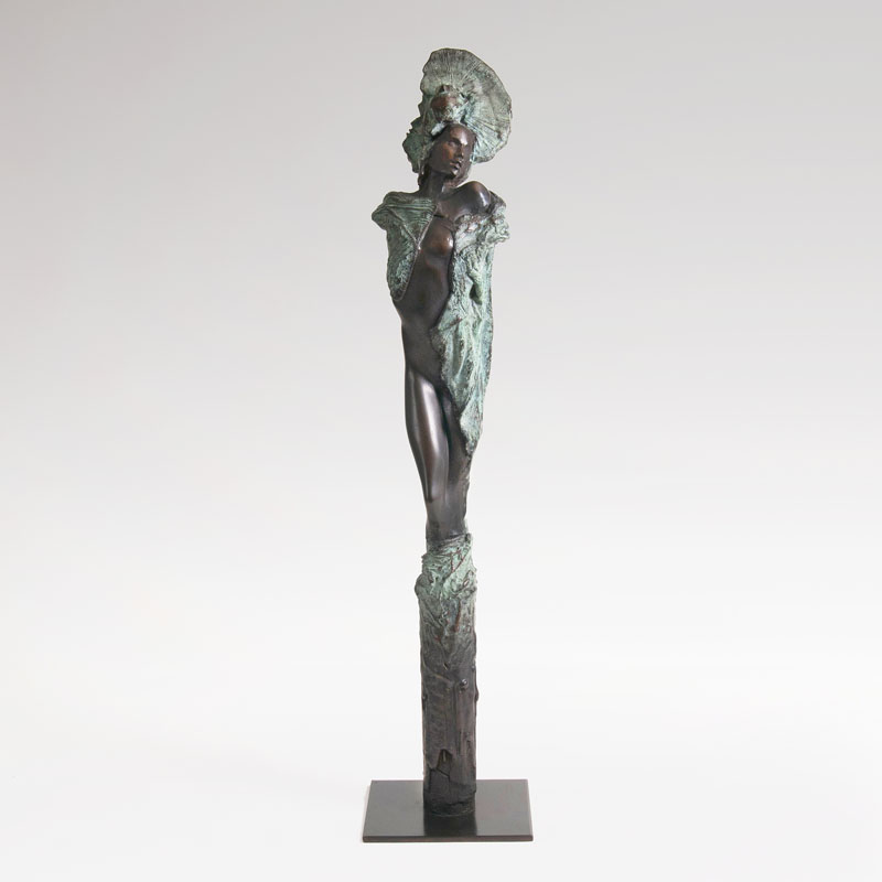 A Bronze Sculpture 'Fan'