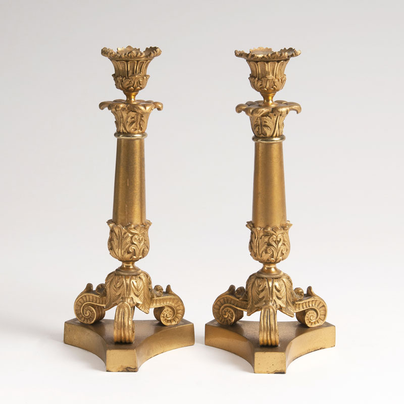 A pair of Napoléon III -candlesticks