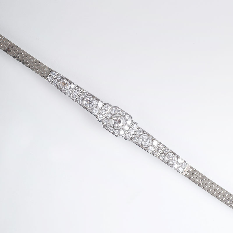 An Art Déco diamond bracelet