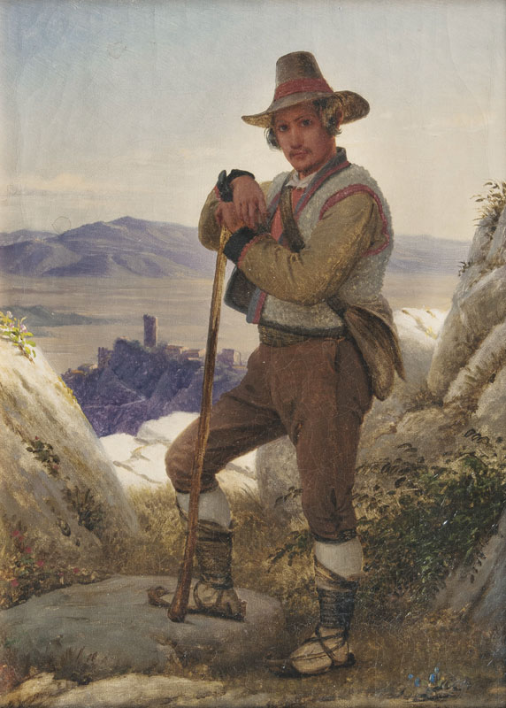 Shepherd near Olevano