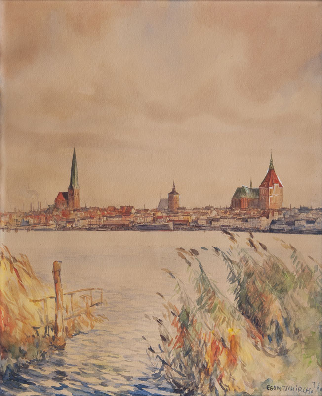 View onto Rostock