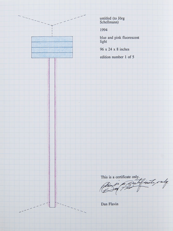 Dan Flavin - Fluorescent Light Fluorescent Light