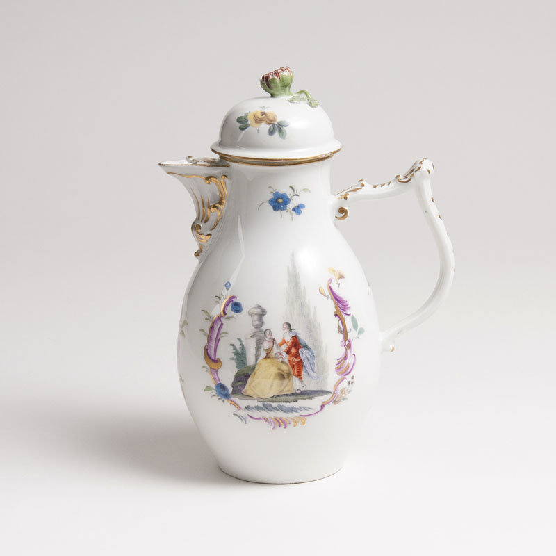 A Pot with Watteau Scenes