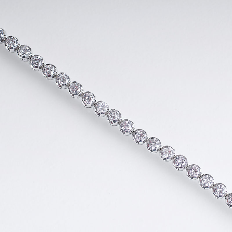 A diamond bracelet