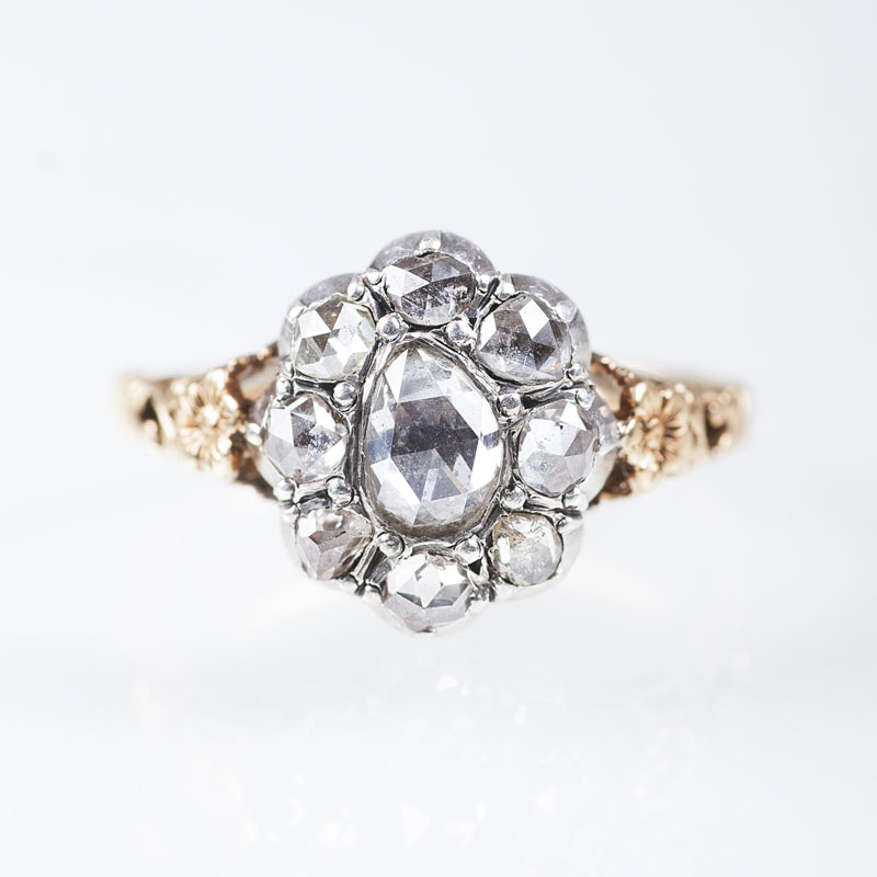 An antique diamond ring