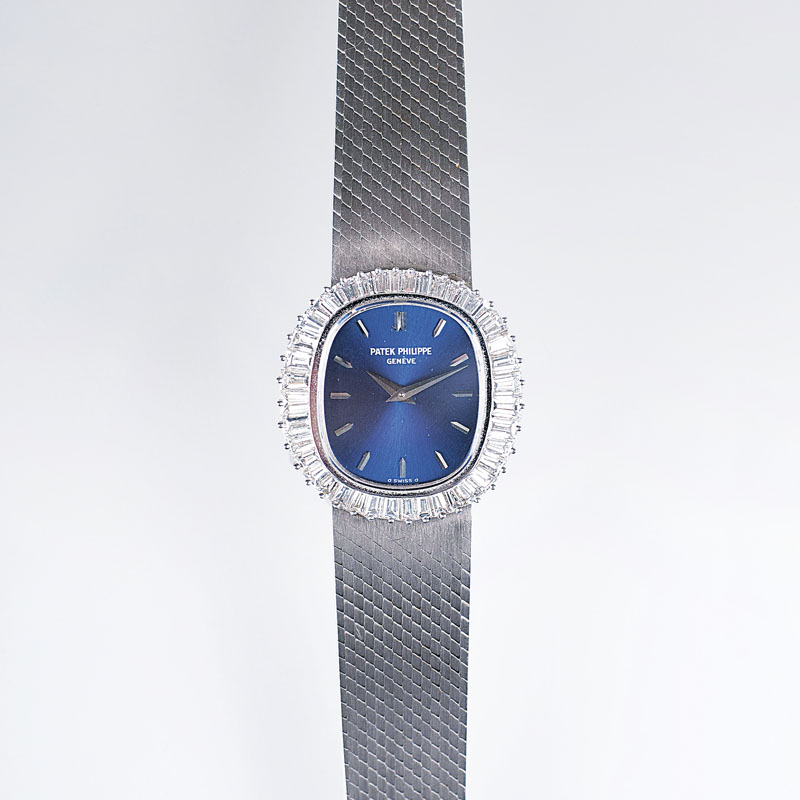Vintage Damen-Armbanduhr mit feinem Brillant-Besatz