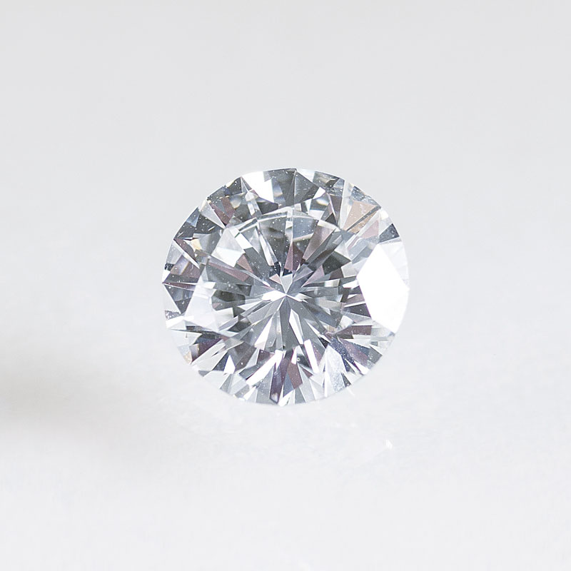 A high class, exquiste diamond in round brillant cut