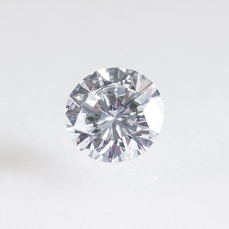 Hochfeiner, exquisiter Diamant im Brillantschliff