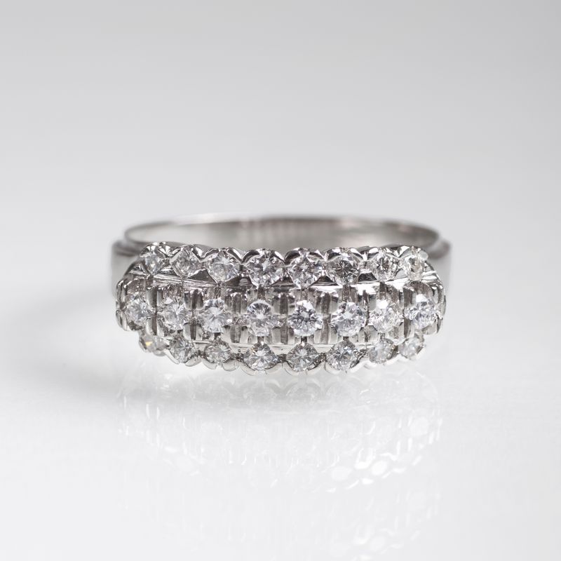 A platinum diamond ring