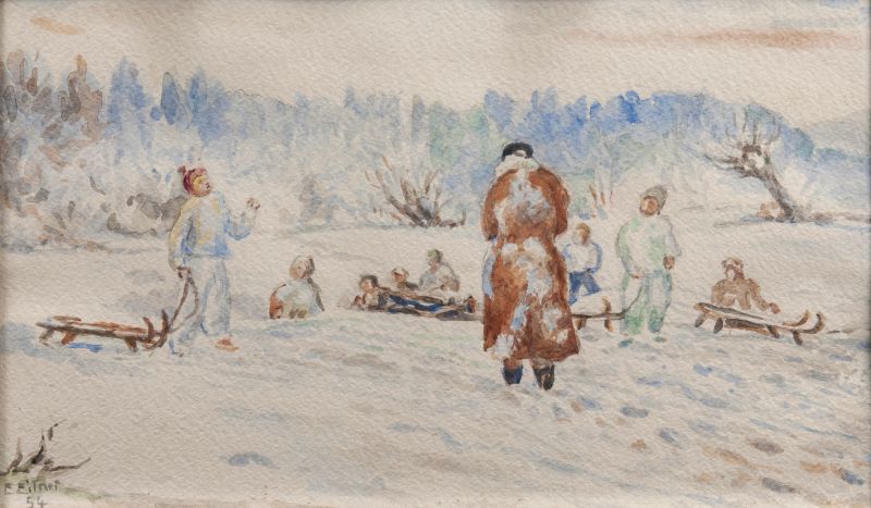 Ernst Eitner - Winterfreuden Winterfreuden