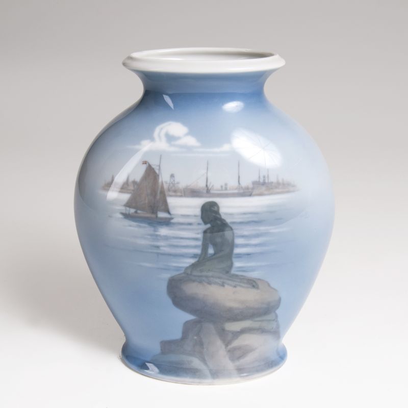 A Copenhagen Vase 'The Little Mermaid'