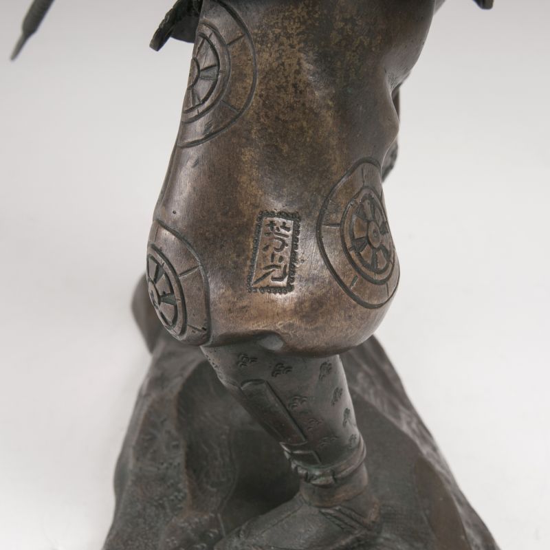 A Bronze Sculpture 'Takeda Warrior' - image 3