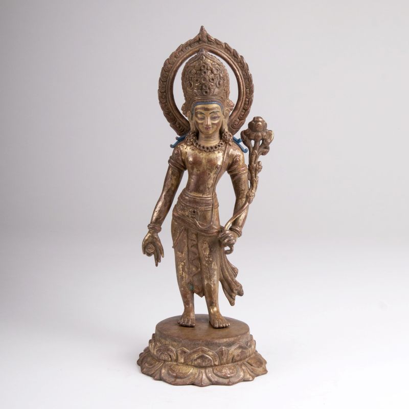 Bedeutende Skulptur des 'Bodhissatva Padmapani'