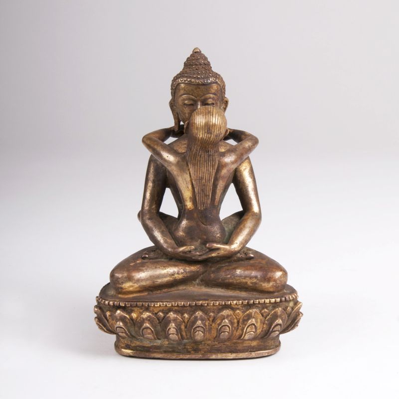 A Bronze Sculpture 'Samantabhadra'