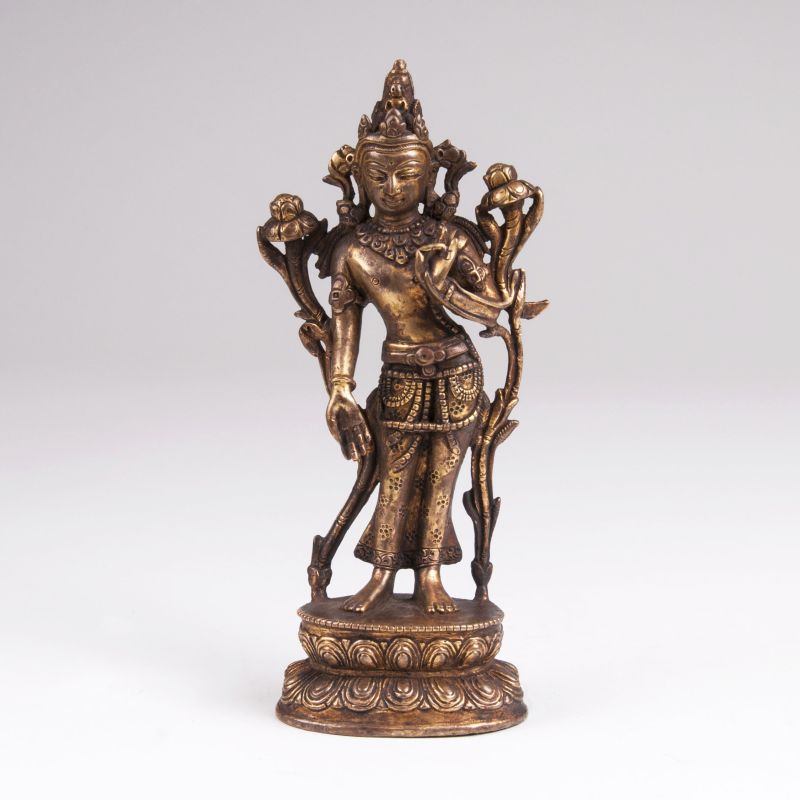 Bronze-Skulptur 'Bodhisattva Padmapani'
