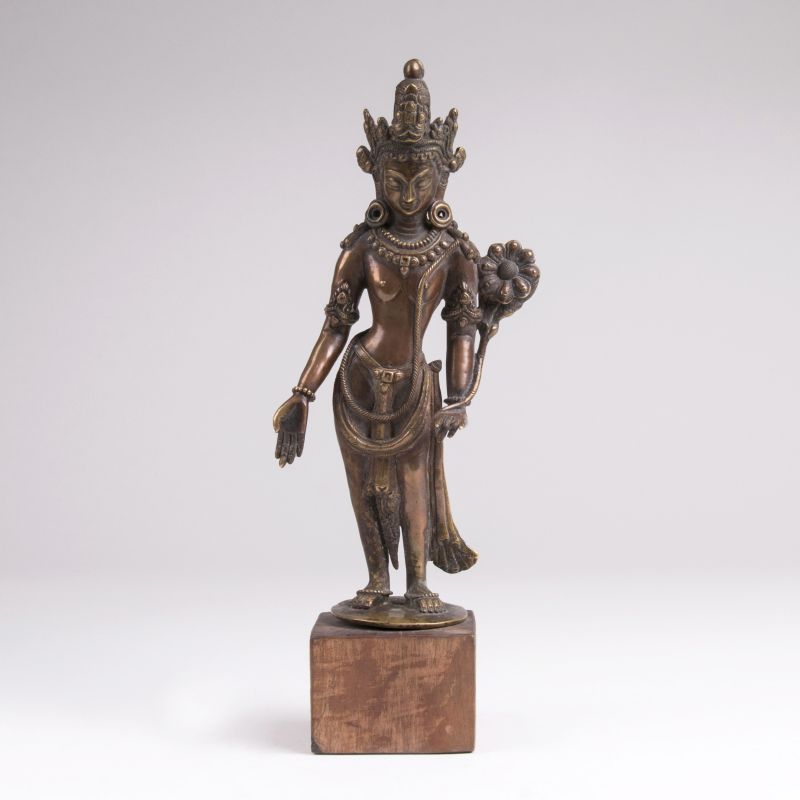 A Bronze Sculpture 'Bodhissatva Padmapani'