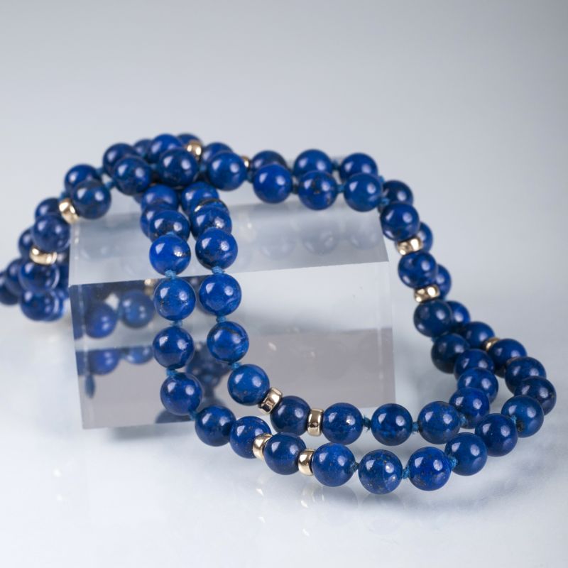 Lange Lapislazuli Kette