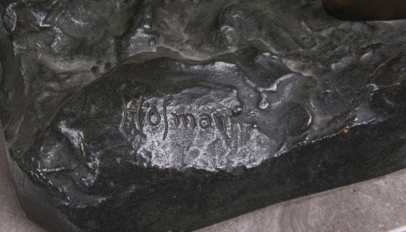 An Imposing Bronze Sculpture 'The Rape of Ganymed' - image 2