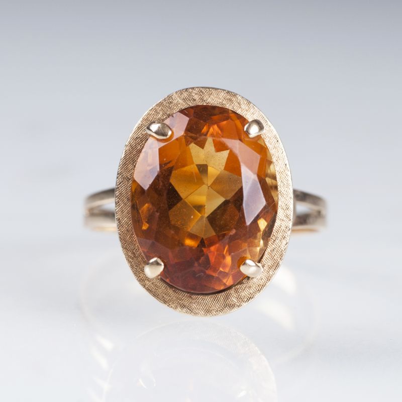 A citrine ring