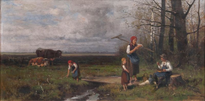 Ernst Meissner - Rast auf dem Feld Rast auf dem Feld