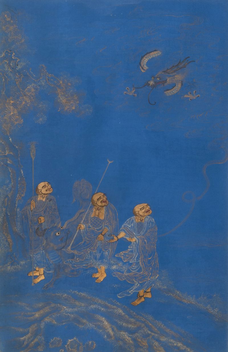 Chinesischer Meister, tätig wohl 19. Jh. - Companion Pieces: Mythological Scenes Companion Pieces: Mythological Scenes