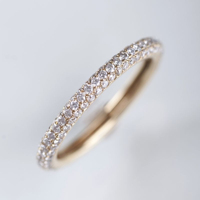 A memory diamond ring