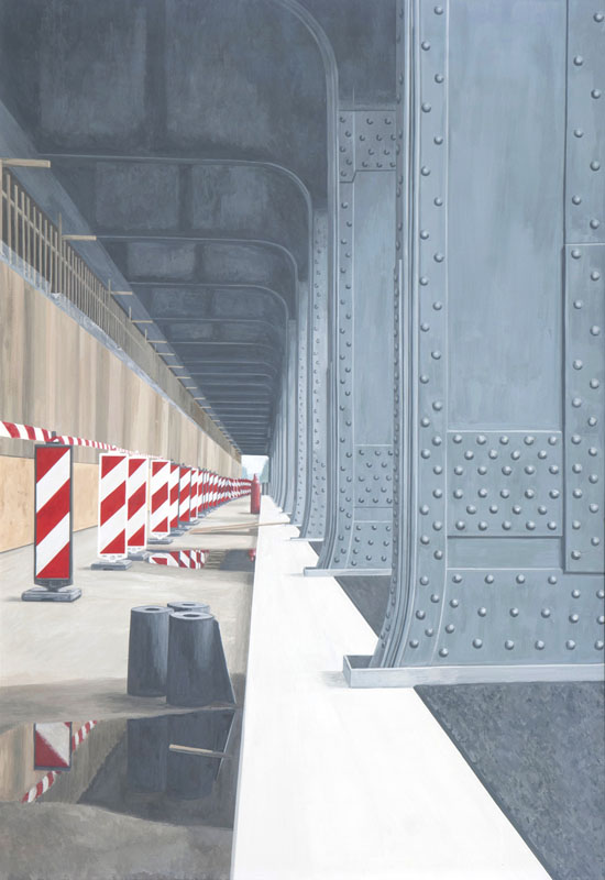 Diptych: Road Works on a Bridge - image 3