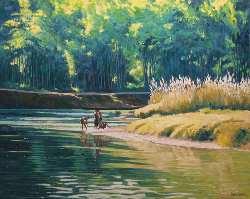 Bathers in the Stream