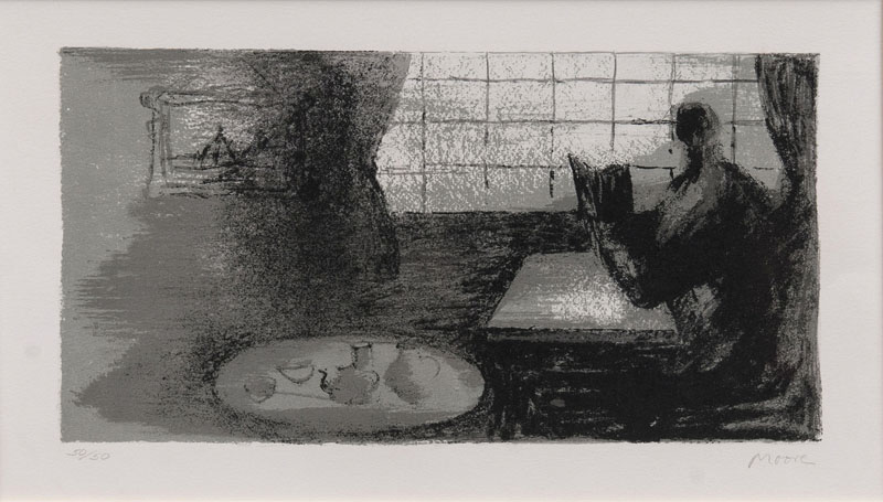 Girl reading at a Window