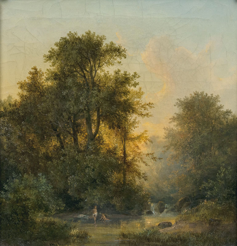 River with Bathers