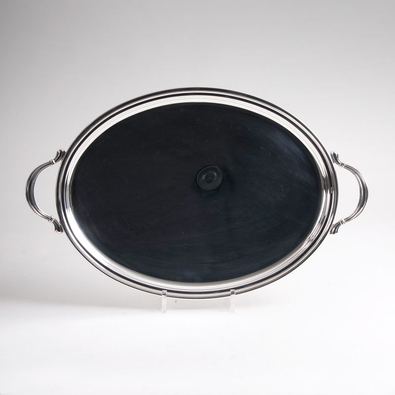 An Oval Handled Tray