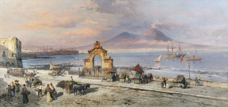 Bucht von Neapel mit dem Vesuv