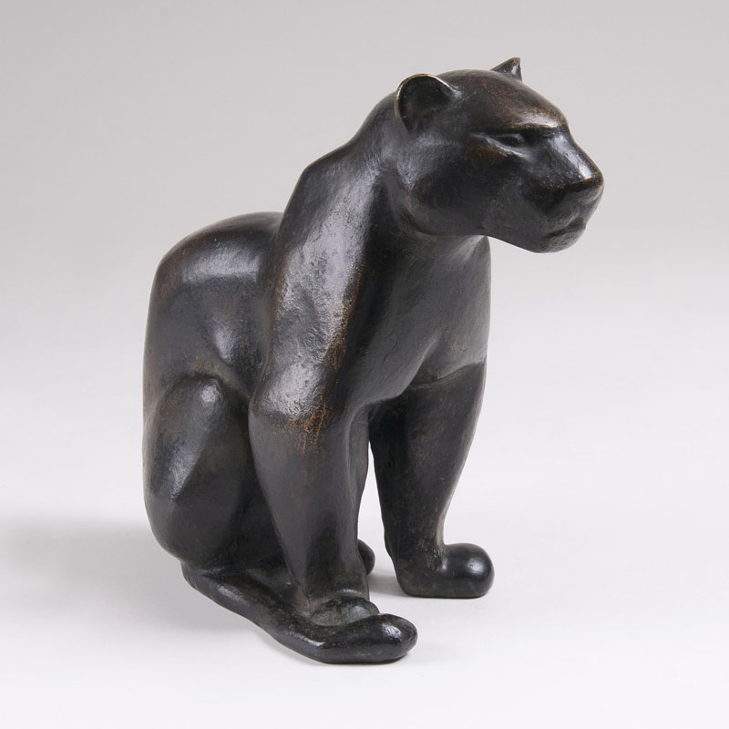 Figur 'Sitzender Jaguar'