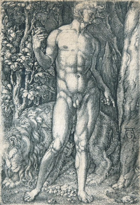 Adam mit dem Löwen und Eva mit dem Hirsch - Bild 2