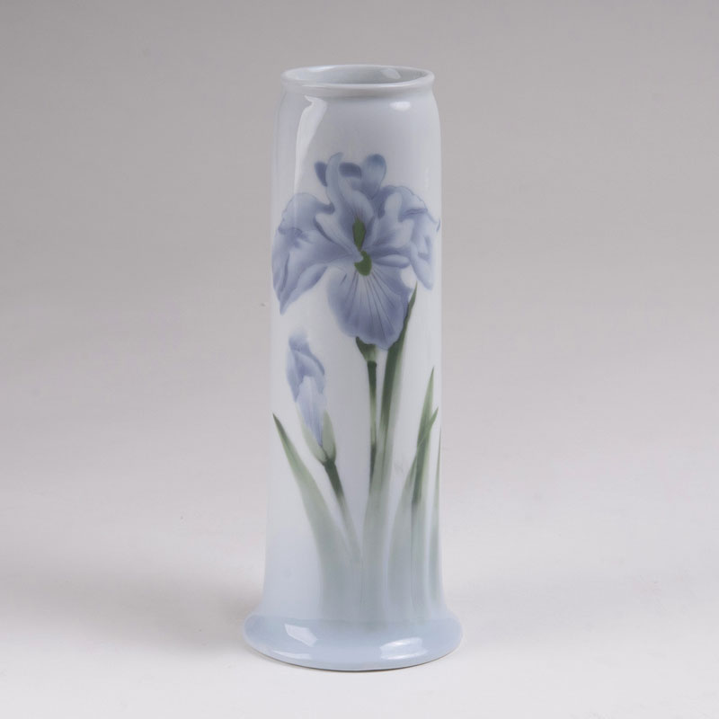 An Art Nouveau Vase with Iris