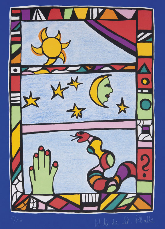 Niki de Saint Phalle - Serpent, Lune et Soleil Serpent, Lune et Soleil