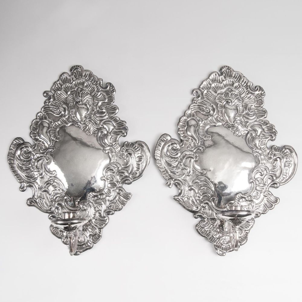 A Pair of Rococo Wall Sconces