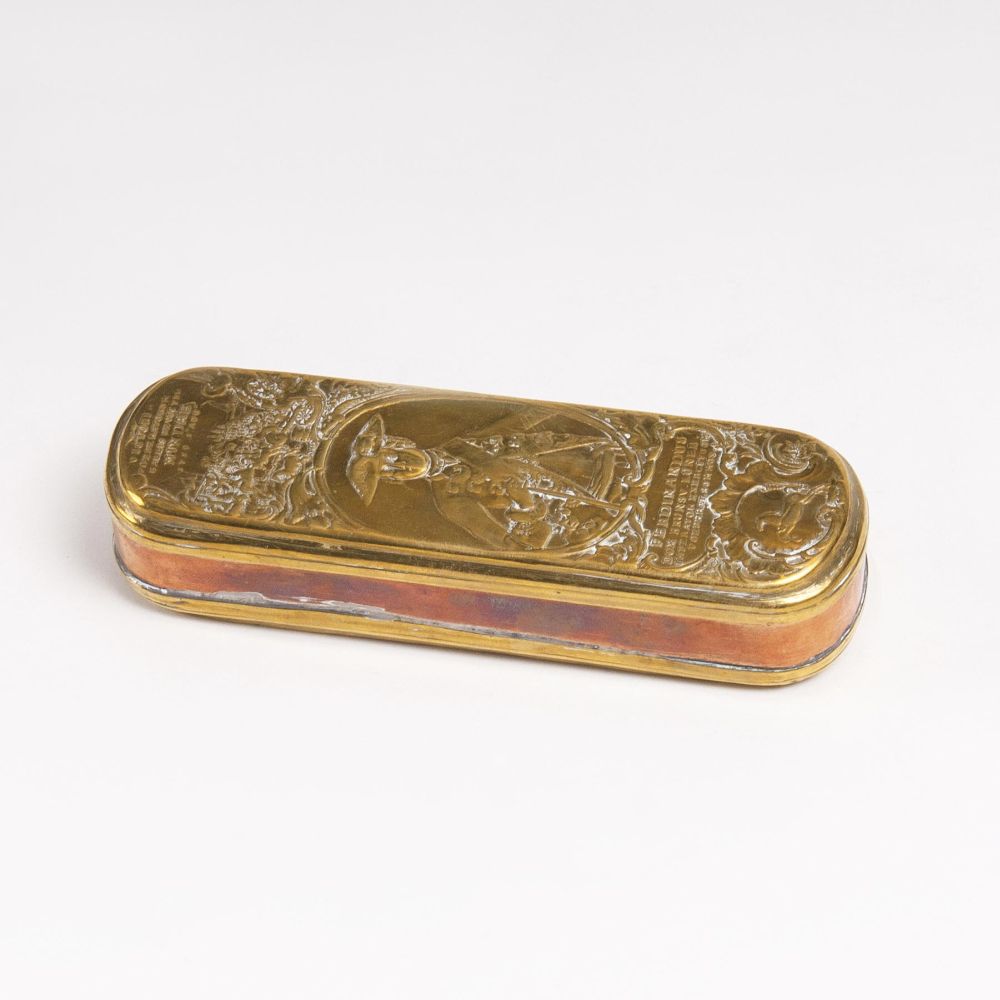 A Baroque Iserlohn Snuff Box 'Battle of Minden'