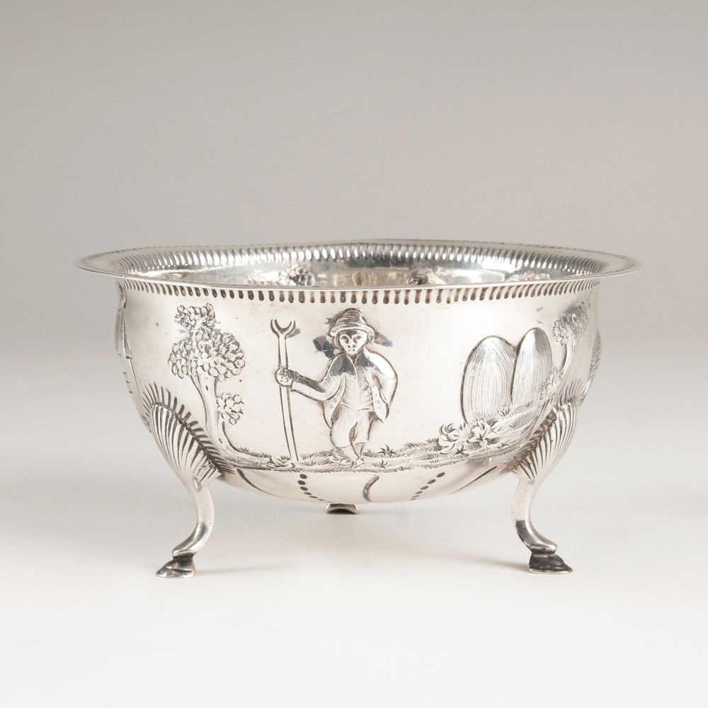An Irish Bowl with a Relief-Scenery