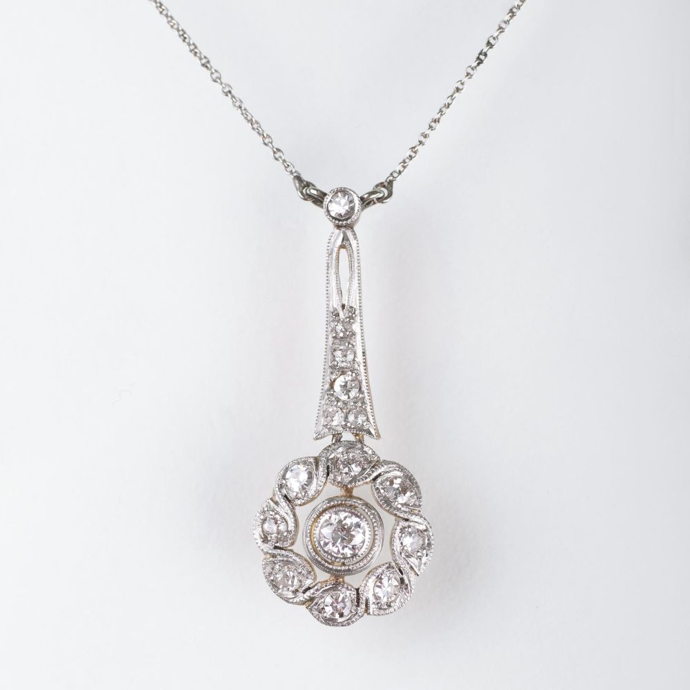 Jugendstil-Diamant-Collier