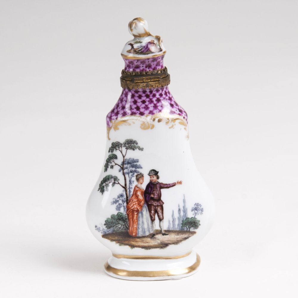 A Perfume Bottle with Watteau Scenes - image 2