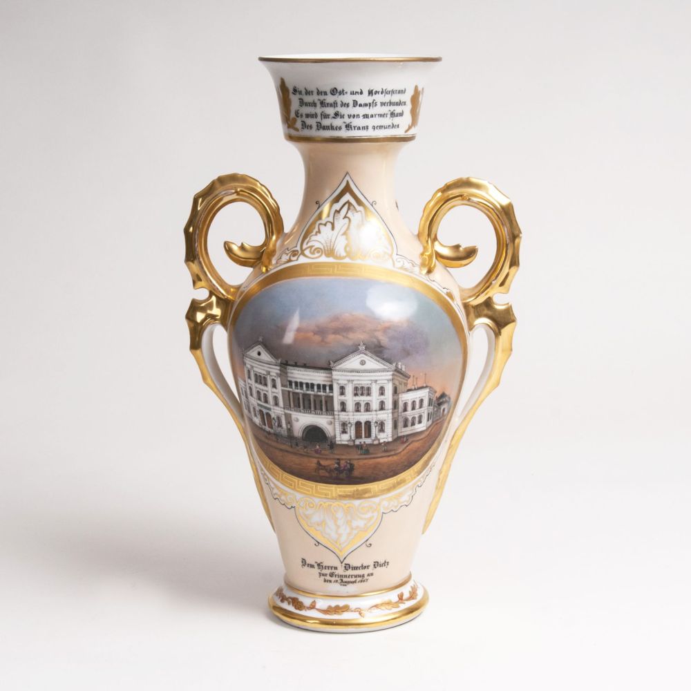 Vase mit historischen Hamburger Ansichten - Bild 2
