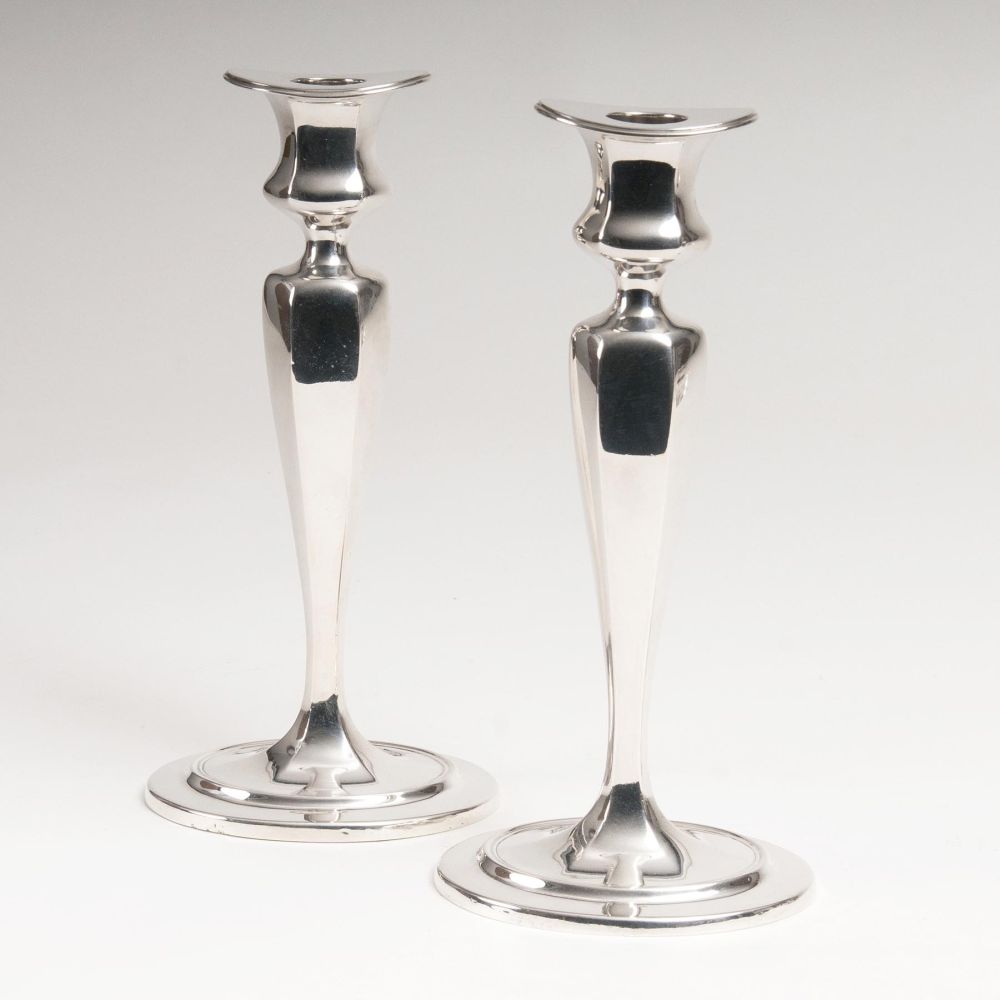 A Pair of Elegant Candlesticks